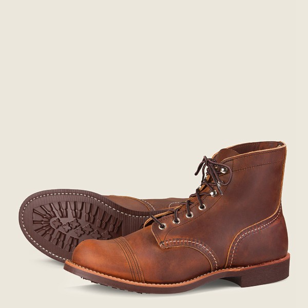 Heritage Støvler Herre - Red Wing Iron Ranger - 6-Inchr Rough & Tough Læder - Brune - PRWHJN-681